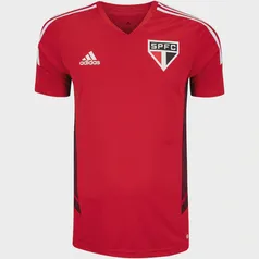 Camisa de Treino do São Paulo adidas Atletas - Masculina