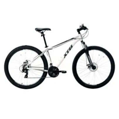 Bicicleta Aro 29 XTB com Quadro em Alumínio Suspensão Dianteira e 21 Marchas - Branca