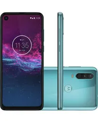 Smartphone Motorola One Action 128GB Dual Chip Android Pie 9.0 Tela 6.3" Exynos 9609 (S925) 4G Câmera 12+5+16MP - Aquamarine