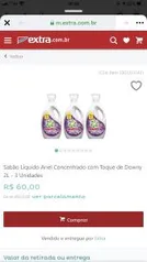 Sabão Líquido Ariel 2l - 3 unidades