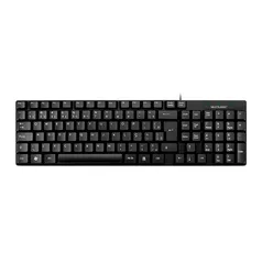 TECLADO MULTILASER BASICO SLIM USB PRETO, TC193 | R$ 24