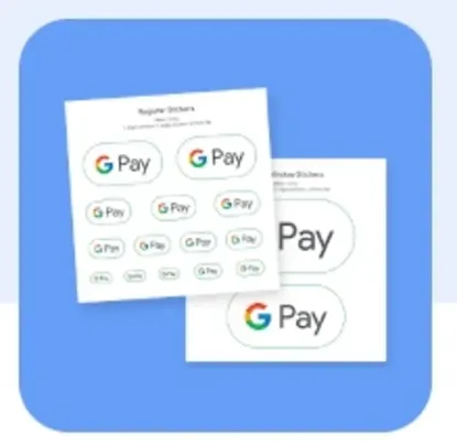 [cnpj] Kit de adesivos do Google Pay - Grátis