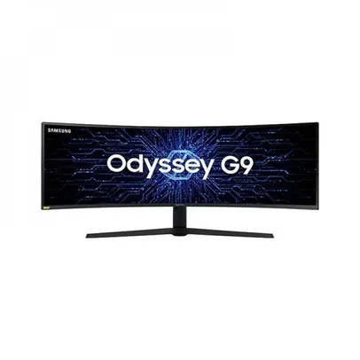 Monitor Gamer Curvo Samsung Odyssey 49" DQHD, Série G9, 240Hz, 1Ms, HDMI + DP, G-sync, Freesync - Lc49g95tsslxzd