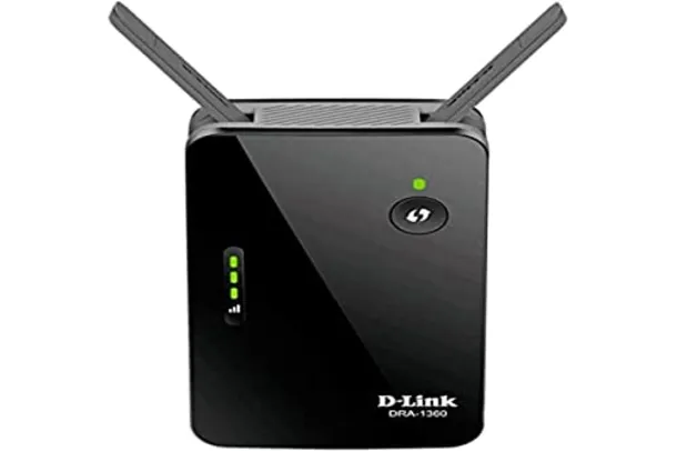 D-Link Repetidor Wireless EXO MESH AC 1300Mbps Dualband 2x antenas externas +porta rede Gigabit, Preto