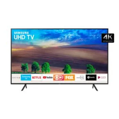 Smart TV Led 75" Samsung, 4K - UN75NU7100GXZD | R$6.174