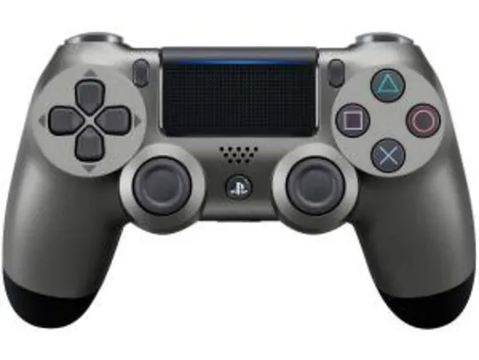 Controle para PS4 sem Fio Dualshock 4 Sony - Preto Metálico (preço à vista)