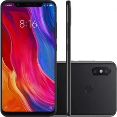 Smartphone Xiaomi MI 8 64GB Versão Global Desbloqueado Preto