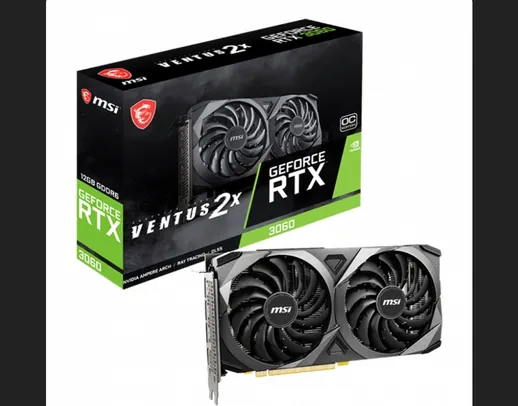 Placa de Vídeo PNY NVIDIA GeForce RTX 4060 VERTO Dual Fan, 8GB, GDDR6, DLSS, Ray Tracing, VCG40608DFXPB1