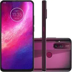 [AME R$ 1457,00] Motorola One Hyper Azul Oceano 128GB Tela 6.5" 4GB Android 10 64MP + 8MP Selfie Pop-Up 32MP