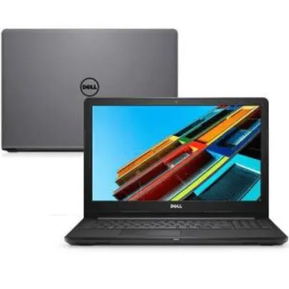 [APP] Notebook Dell Inspiron I15-3567-A40C Intel Core 7ª i5 8GB 1TB Tela LED 15.6" W10 - Cinza | R$2.273