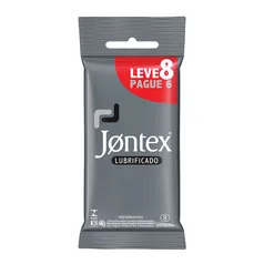 Preservativo Jontex Lubrificado Leve 8 Pague 6