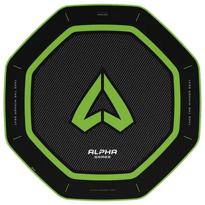 Tapete Gamer Alpha Gamer Octan, Green - AGOCTANGRN