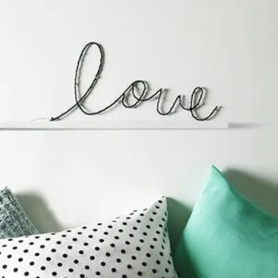 [Cartão Shoptime] Luminária LED Decorativa Love - Orb | R$34