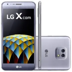 Smartphone LG X CAM K580 Cinza -Dual Chip, 4G, Tela Full HD 5,2", Dual Câmera 13MP/5MP + Frontal 8MP, Octa-core, 2GBRAM, 16 GB, Android 6.0