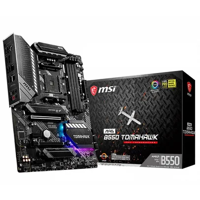 Placa Mãe MSI MAG B550 Tomahawk, AMD AM4, ATX, DDR4