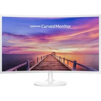 Monitor LED 31,5" FullHD curvo - R$1.406