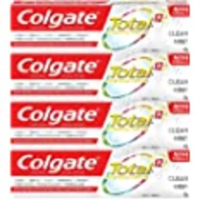 [Recorre] Creme Dental Colgate Total 12 Clean Mint 90g , Kit com 4 un