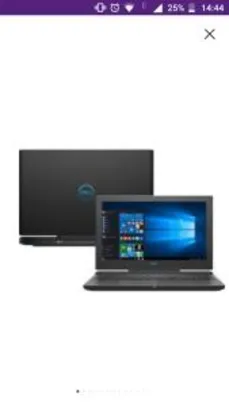 Notebook Gamer Dell GeForce GTX 1050Ti Core i7-8750H 8GB 1TB+128GB SSD Tela Full HD 15.6” Windows 10 G7 15 Gaming - G7-7588-A20P | R$5.000