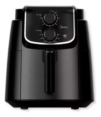 Fritadeira Airfryer 4l Gourmetfry Cor Preta Midea Cor Preto