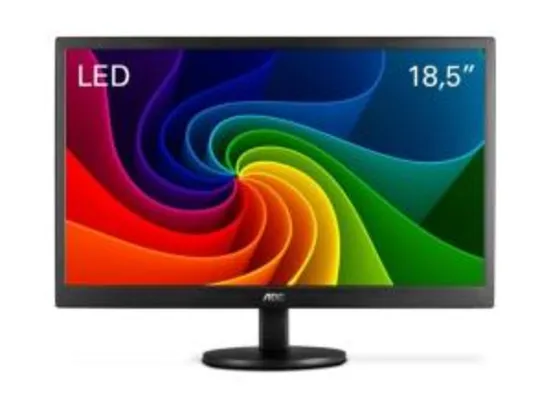 Monitor Aoc Led E970swnl 18.5' Widescreen - R$ 310