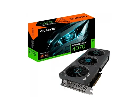 Placa De Video Gigabyte GeForce RTX 4070 Eagle OC, 12GB, GDDR6X