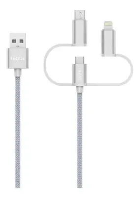 Cabo 3 Em 1  Usb C Micro Usb E Usb Tedge