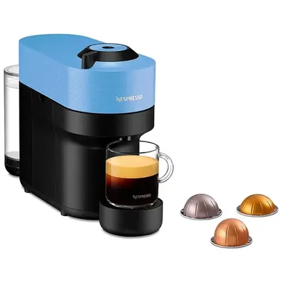 Máquina de Café Nespresso Vertuo Pop com Kit Boas-Vindas – Azul Pacífico 110V