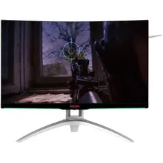 (REEMBALADO) Monitor Gamer LED 27" AOC Agon Curvo QHD 144hz AMD FreeSync | R$ 1700