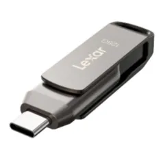 Pen Drive Lexar USB 3.1 Tipo-C 128GB, D400 Dual Drive