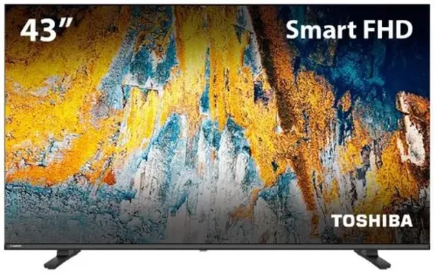 Smart TV dled 43 full HD Toshiba 43V35L vidaa 2 hdmi 2 USB Wi-Fi - TB017M