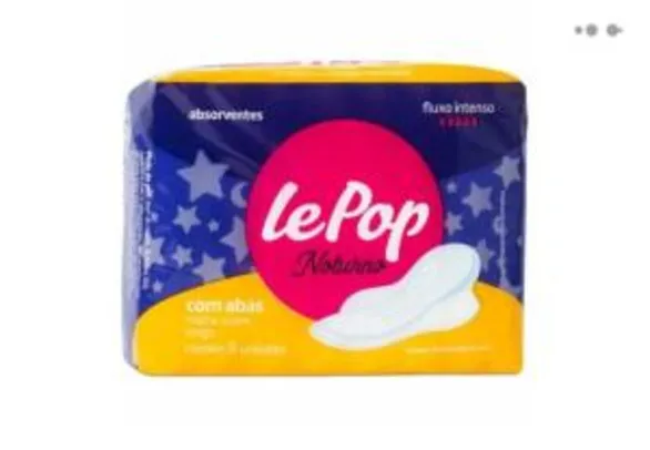 Absorvente noturno LEPOP | R$0,90