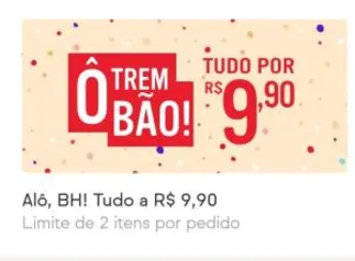 [BH] Promoção Ifood Tudo por $9.90