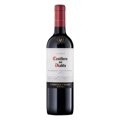 Vinho tinto seco cabernet sauvignon Casillero del Diablo Reserva 2018 adega Concha y Toro 750ml