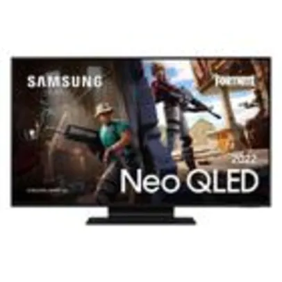 Smart TV Samsung 43 Polegadas Gaming Neo QLED, 4K, 4 HDMI, Bluetooth, Wi-Fi, 144Hz, IA, Alexa,