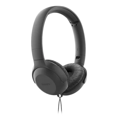 (AME R$ 39,90) Fone de Ouvido Philips TAUH201 Headphone com microfone - Preto