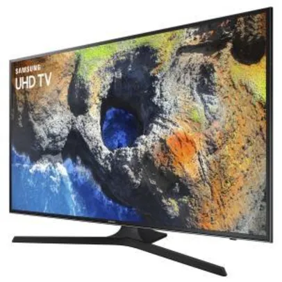 Smart TV LED 40" Samsung 40MU6100 UHD 4K HDR Premium com Conversor Digital 3 HDMI 2 USB 120Hz - R$ 1529