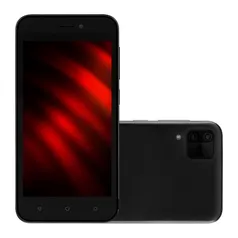 Smartphone Multilaser E 2 3G 32GB Wi-Fi Tela 5 pol. Dual Chip 1GB ram Android 11 (Go edition) Preto 