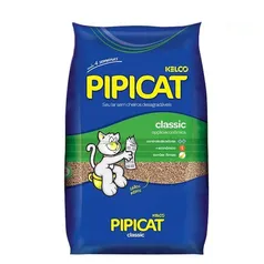 Areia para Gato Pipicat Classic Kelco 12kg