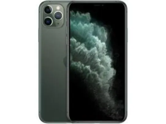 [Clube da Lu] iPhone 11 Pro Max Apple 64GB Verde Meia-noite 6,5” - 12MP iOS R$ 5654