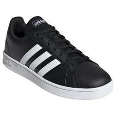 Tênis Adidas Grand Court Base Masculino - Preto | R$140