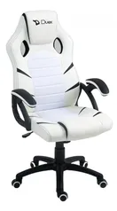 Cadeira Gamer Duex DX9002WB, Branco e Preto