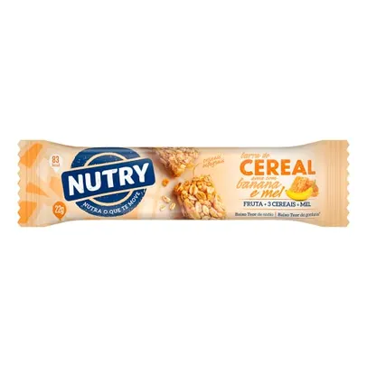 [PRIME] [SUPER] Nutry, Barra de Cereal Aveia, Banana e Mel - 22g