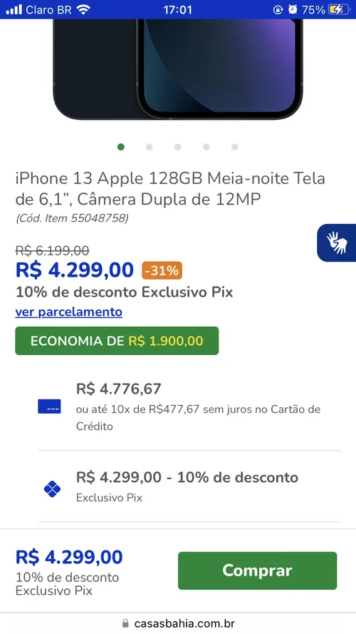 Imagen na descrição da promoção