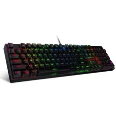 Redragon k582 surara rgb led backlit teclado de jogo mecânico with104 - R$116