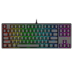 Teclado Gamer 1StPlayer DK5.0 Lite, RGB, N-Key Rollover, Resistente à Água, Preto