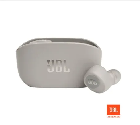 Fone de Ouvido JBL Wave Headphone Prata - JBLW100TWSIVR