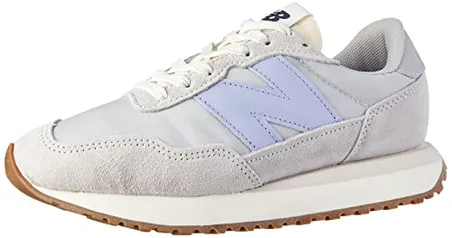 [Prime] Tênis New Balance 237, Feminino, Cinza/Branco, 34