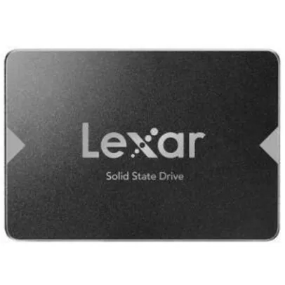 SSD Lexar NS100, 128GB, SATA, Leitura 520MB/s | R$150