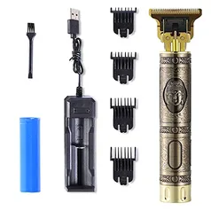 Staright Cortador de cabelo profissional recarregável T9 USB 0mm Cortador de cabelo careca barbeador de barba ferramenta de corte de cabelo para homen