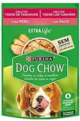 [PRIME] Dog Chow Ração Úmida para Cães Adultos Peru ao Molho 100g